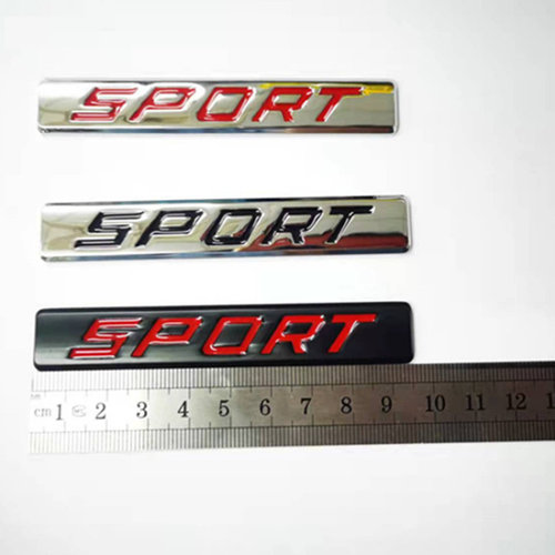 混合动力HYBRID金属SPORT车贴车