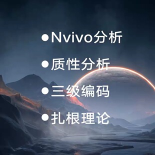 Nvivo质性分析扎根理论三级编码文本分析定性分析访谈主题分析