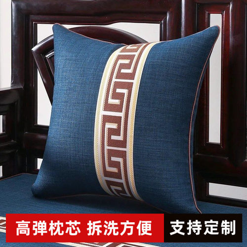 新中式抱枕靠垫大靠背