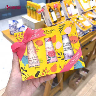 正品欧舒丹礼盒装护手霜伴手礼经典樱花30ml多支装套装教师节礼物