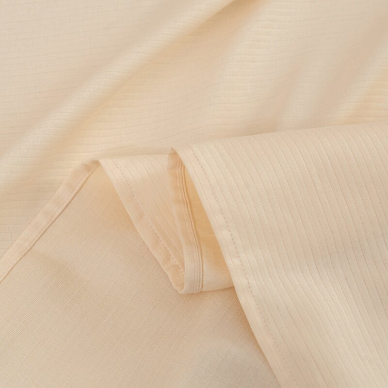 米黄浅色全棉水洗提花磨毛床单单件奶油黄色纯棉被单单人双人炕单