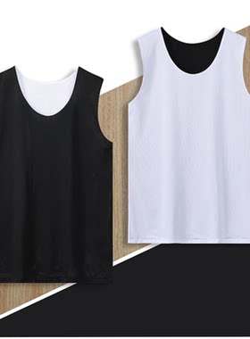 双面穿篮球服上衣定制男球衣背心
