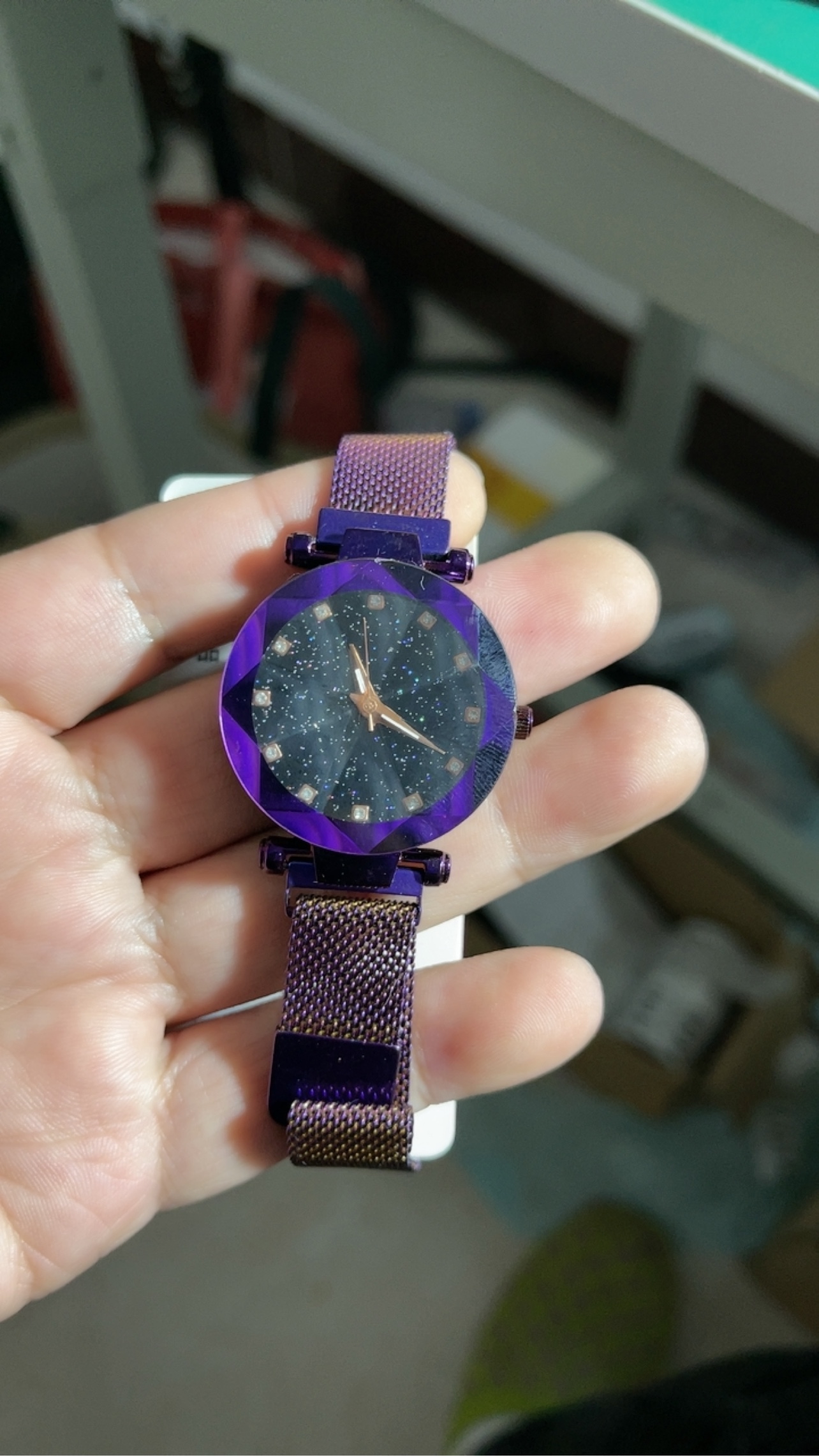 2025年新款手表女士学生ins风防水韩版简约气质潮流钻石星空石英