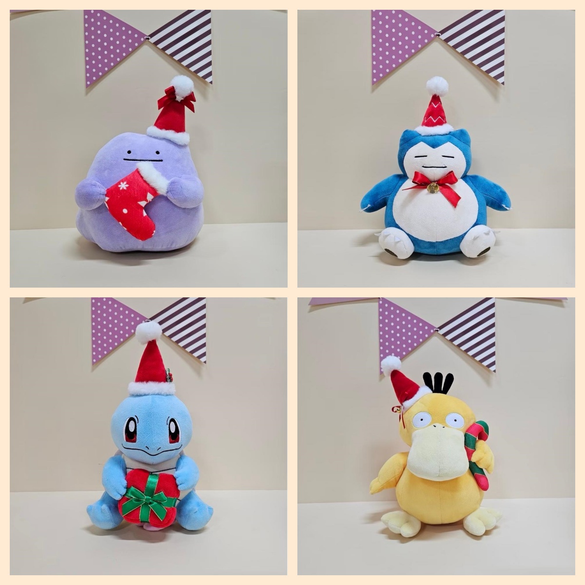 韩国正版pokemon圣诞百变怪玩偶