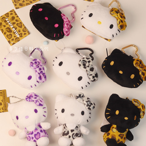 日本正版三丽鸥黑金Kitty挂件