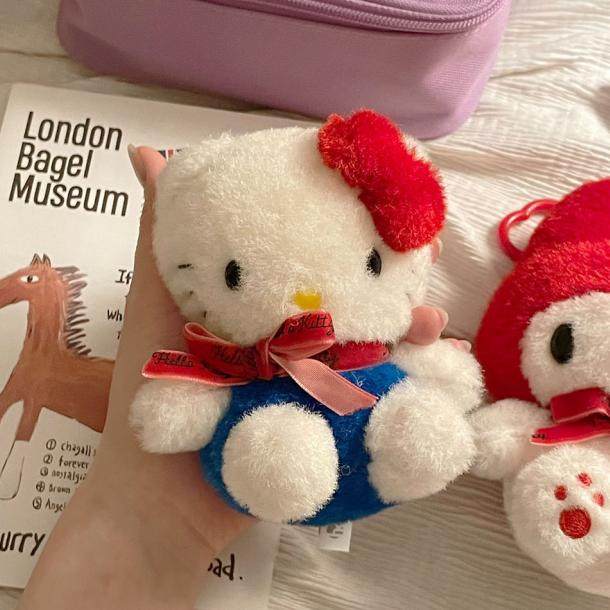 韩国正版三丽鸥复古Kitty挂件