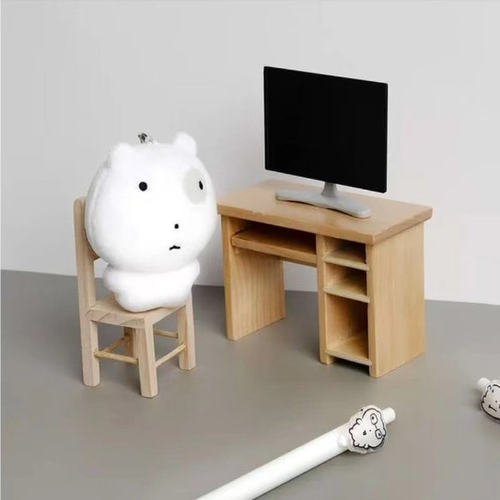 韩国正版nunmeongi雪狗毛绒挂件