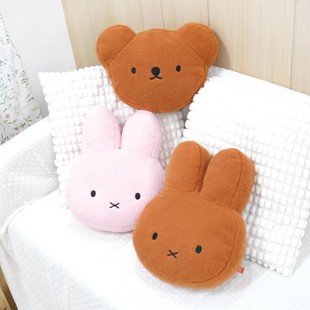 韩国代购 Miffy米菲Boris毛绒大号抱枕靠枕大头玩偶公仔礼物