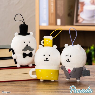 日本正品nagano自嘲熊挂件