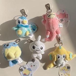 韩国代购精灵宝可梦Pokemon周边挂件皮卡丘耿鬼可爱毛绒钥匙扣