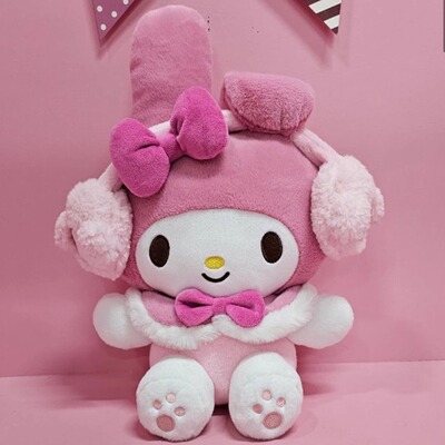 韩国正版三丽鸥耳罩Kitty玩偶