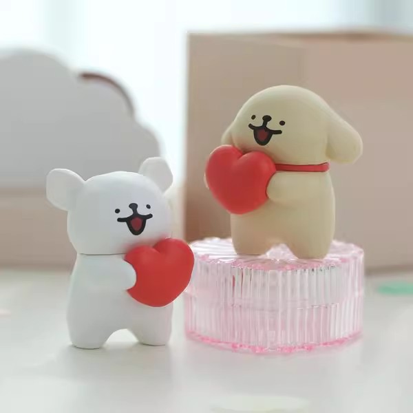 韩国正版Maltese线条小狗盲盒