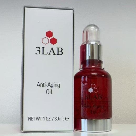 现货美国3LAB 24k黄金精华油30ml紧致淡纹滋养提亮抗老化