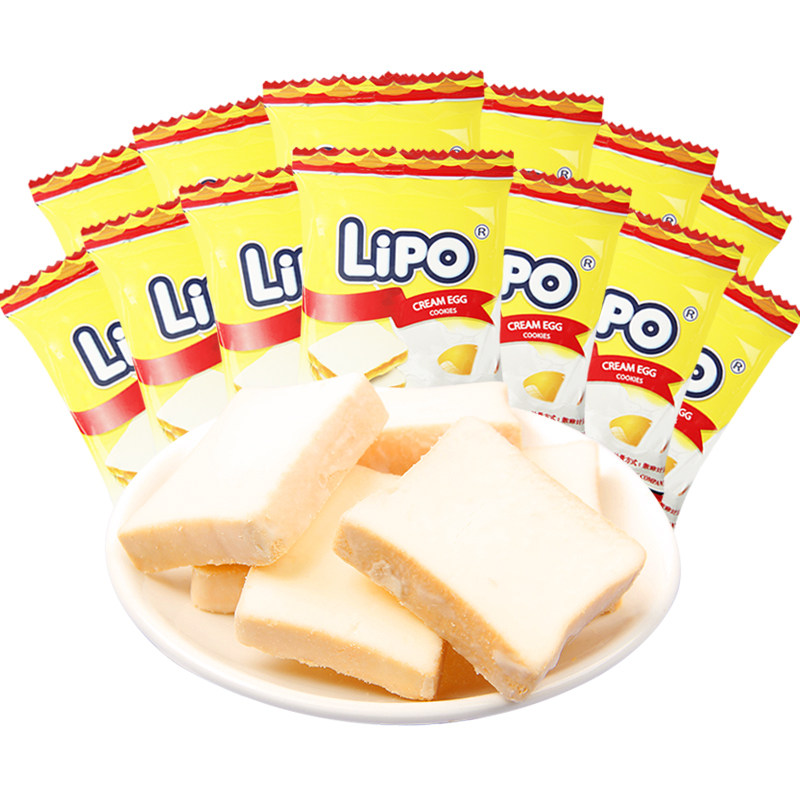 lipo面包干越南进口糕点小包装利葡饼干早餐脆片宿舍休闲小吃零食