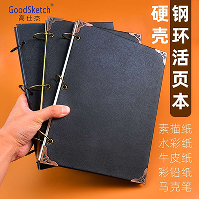 简约素描彩铅复古速写