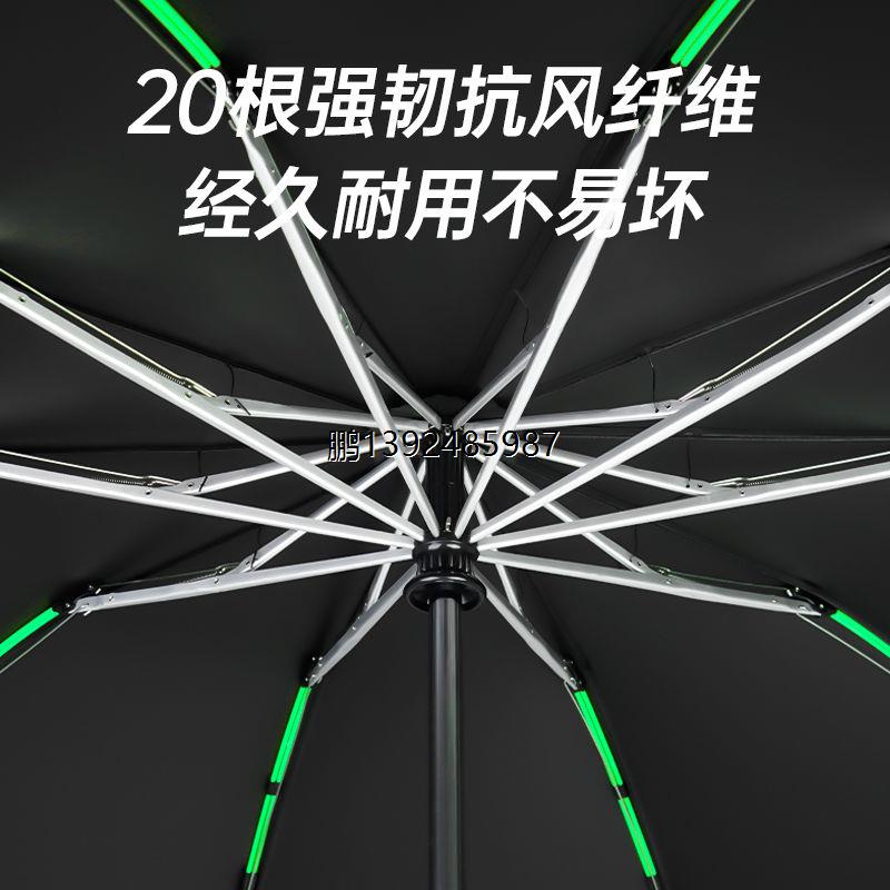 德国绿巨人全自动反向超大双人雨伞折叠男士高端定做加粗加厚两用