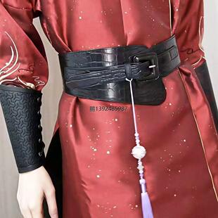 魏无羡cos服骑射服唐装圆领袍便宜学生党长款爆款蓝忘机魔道祖师