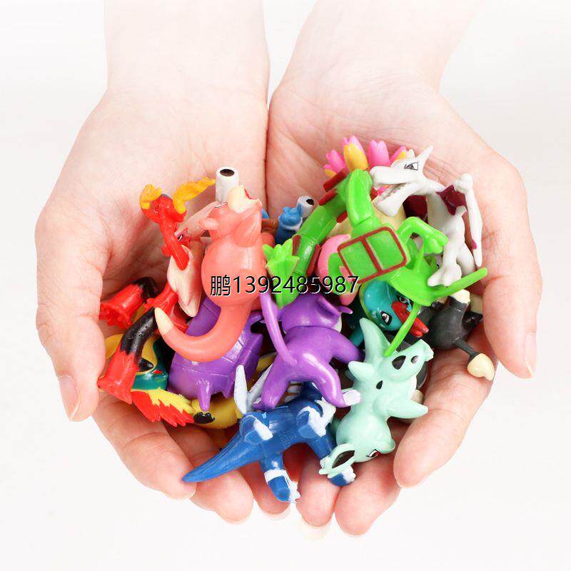 神奇宝贝精灵球皮卡丘公仔模型手办玩具宠物小精灵摆件口袋妖怪