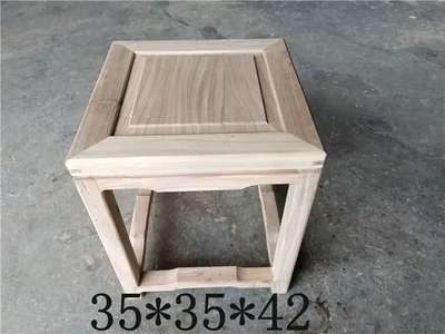 北榆木矮凳座椅椅子仿古简约新中式凳子板凳儿童凳实木