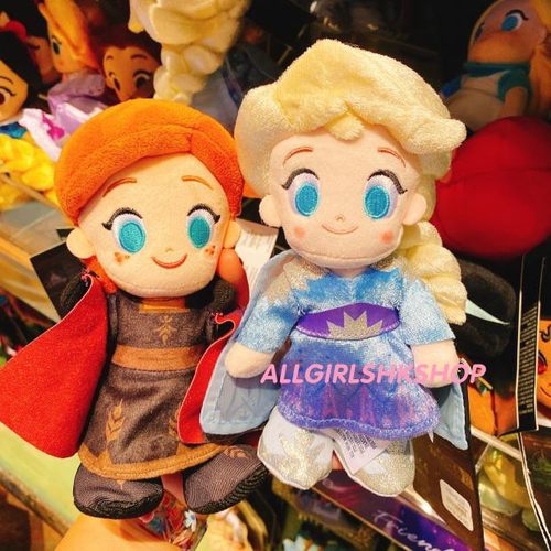 香港迪士尼魔雪奇缘冰雪奇缘爱莎安娜NuiMos骨架公仔换装毛绒公仔