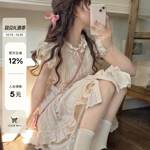 DOLL原创小飞袖连衣裙