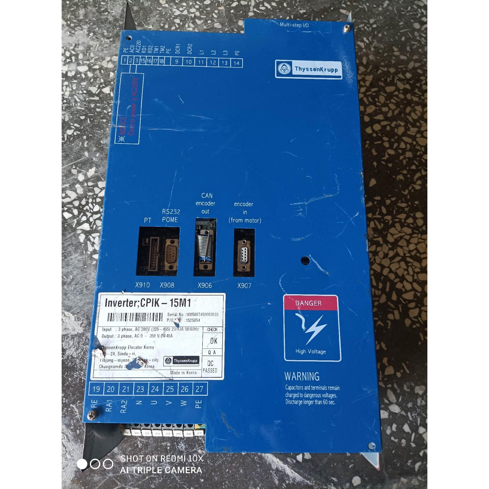 【释迦】蒂森变频器CPIK32M1，带TMI2主板，没有专业技术无法