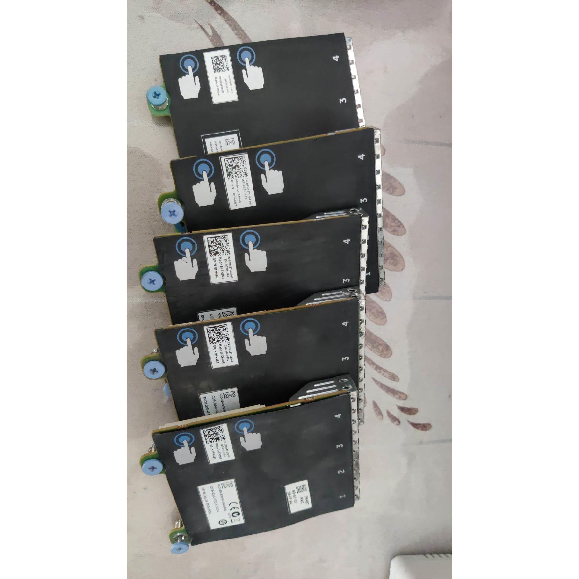 释迦自动化DELL R620 R720 R720XD I350 四口千兆网卡模块 0FM487