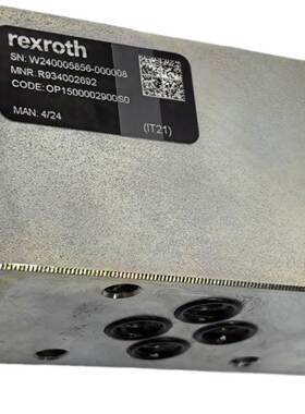 【释迦】R934002692－OP1500002900S0力士乐阀块