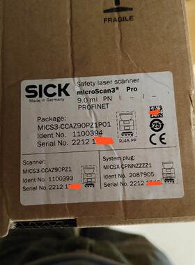 【释迦】SICK 西克 Microscan3安全激光扫描仪 带包装未