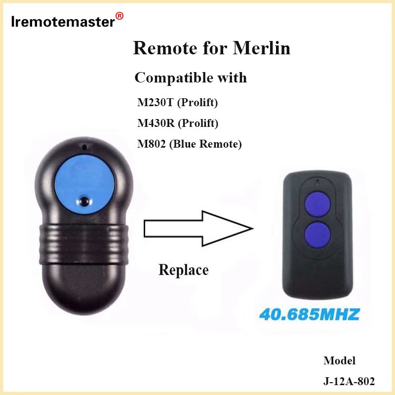 车库门遥控器兼容Merlin40.685图片
