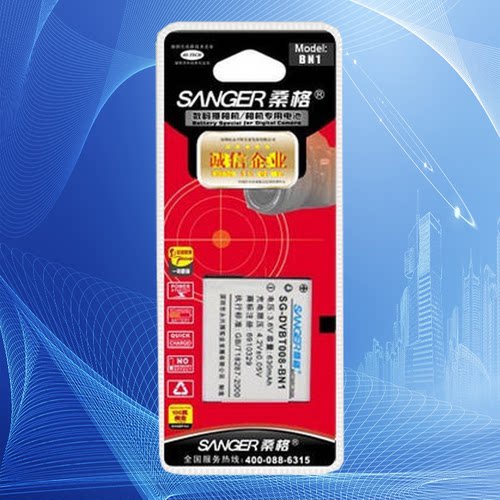 桑格SG-DVBT008-BN1索尼W390/W510/W520/W530/W550/W570相机电池