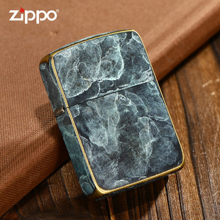 zippo打火机正版原装正品青铜时代春秋防风煤油复古男士芝宝定制