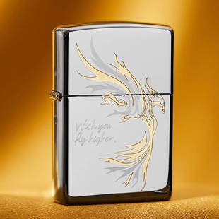 之宝飞鸿zippo打火机正版原力国潮煤油防风火机定制送男友礼物