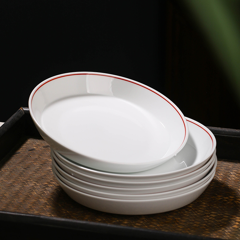 景德镇大深盘圆盘菜盘子商用家用
