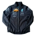 Mercedes Black Fleece Top