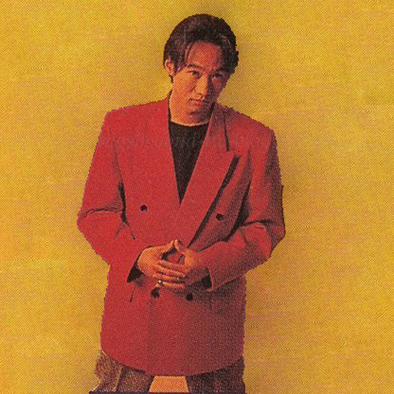 beyond昔日光辉黄家驹同款红色西服防皱宽松西装外套潮流时尚上衣