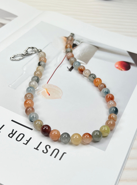 原创 天然高颜值彩兔毛水晶项链百搭长期主义陪伴四季轻奢高级感