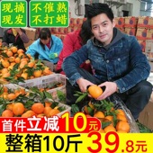 正宗重庆奉节脐橙现摘橙子水果新鲜纽荷尔产地直发礼盒官方旗舰店