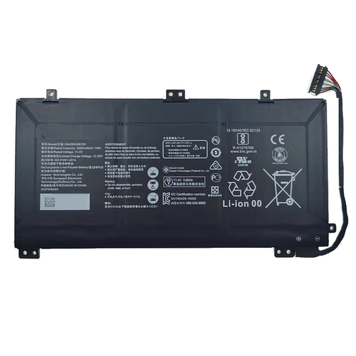 适用华为MateBook 13 WRT-W19 WX9 W29 HN-W19L HB4593J6ECW电池