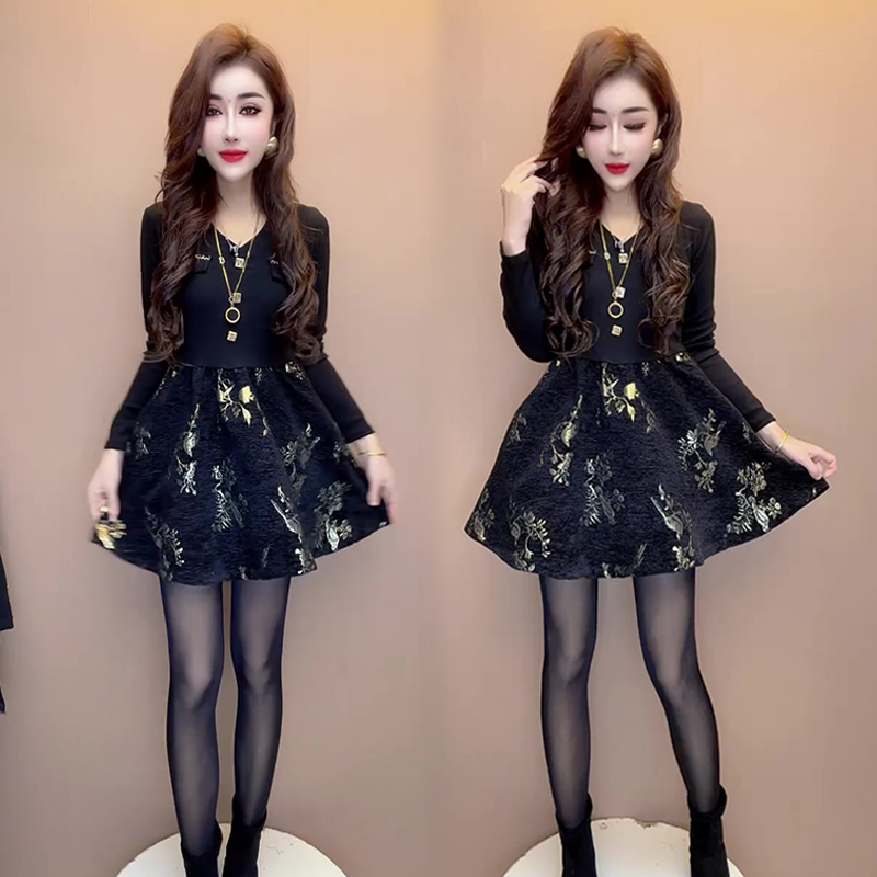 气质优雅时尚高级感洋气连衣裙