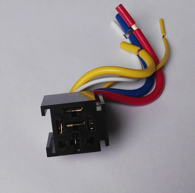 JD2912汽车继电器插座 大功率80A 大电流继电器 4脚 5脚 常开