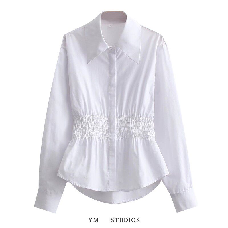 欧美女装澳洲设计款松紧弹力收腰