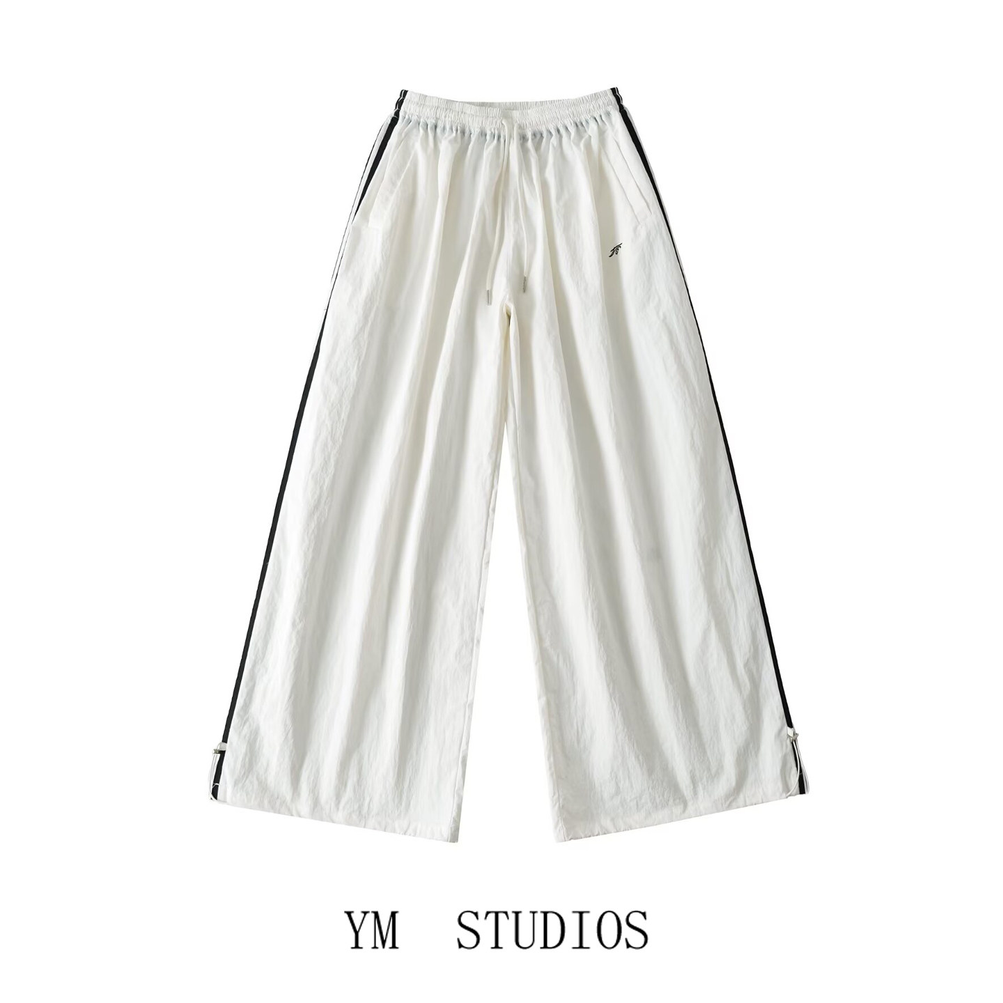 【包邮】美式复古松弛感工装阔腿裤女嘻哈宽松健身舞蹈街舞长裤子