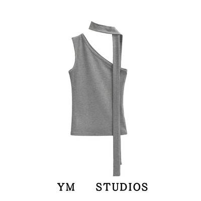 斜肩围巾颈饰外穿小性感