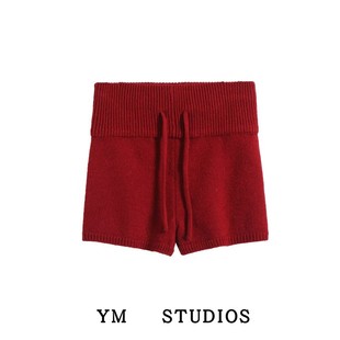 【包邮】小个子辣妹低腰包臀针织短裤女秋冬季紧身包臀毛线热裤潮