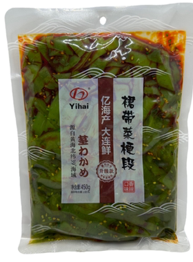 yihai裙带菜梗段香辣味 大连特产小菜下酒菜下饭菜450g