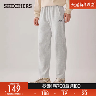 舒适男士 直筒裤 针织长裤 休闲运动裤 百搭时尚 斯凯奇2025秋冬新款