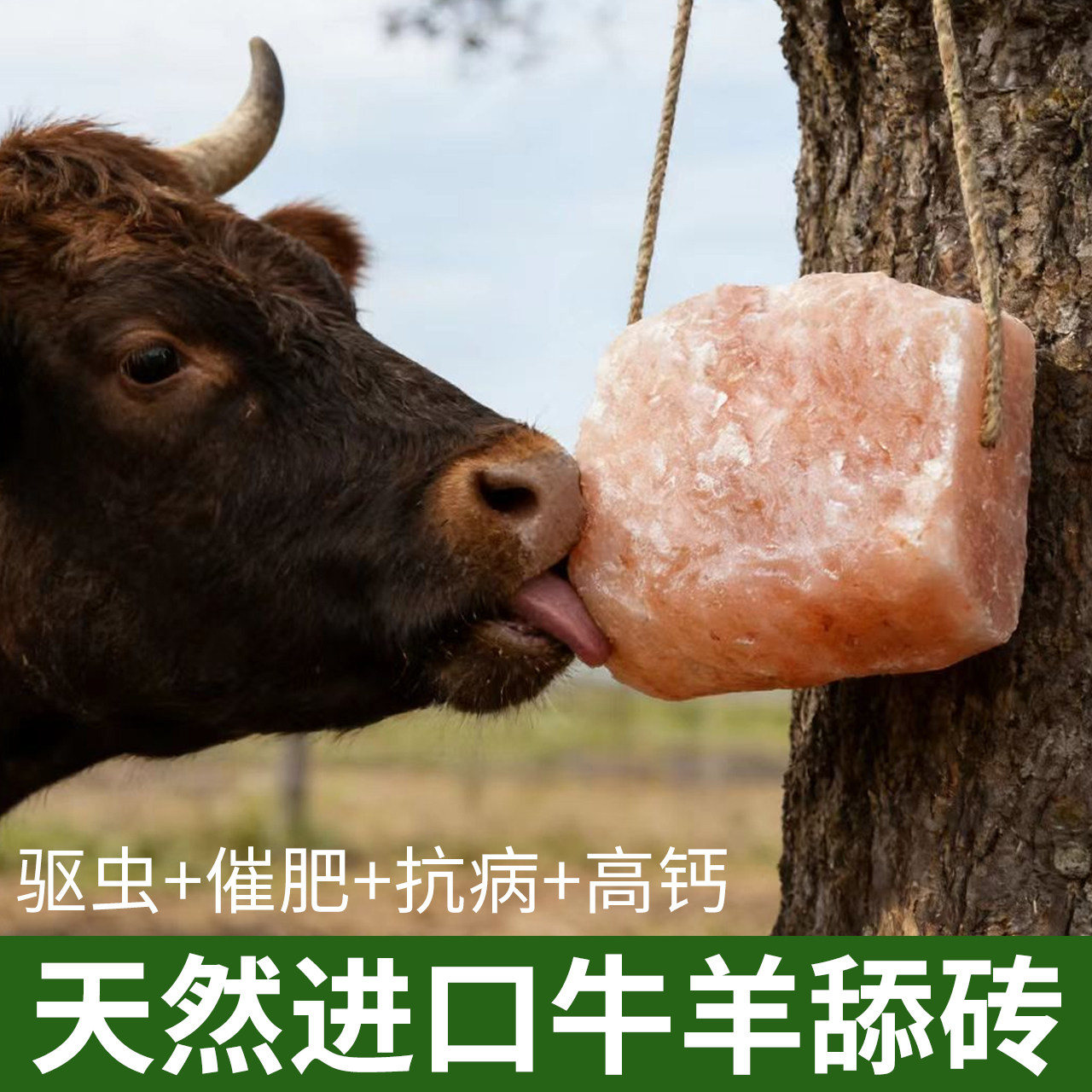 舔砖牛马羊专用舔盐矿物盐