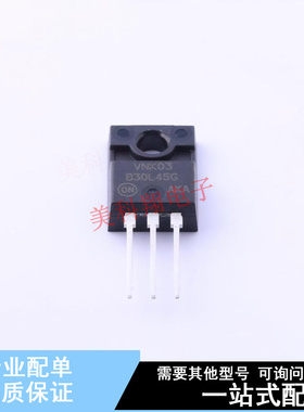 肖特基二极管 MBRF30L45CTG TO-220F-3 ON 全新原装正品
