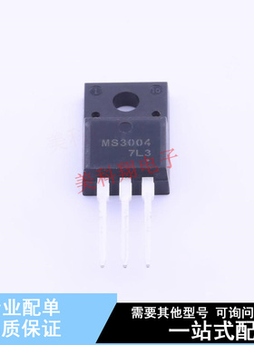 场效应管(MOSFET) BMS3004-1E TO-220F-3 ON 全新原装正品
